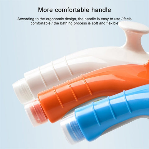 Pet Shower Shower Brush with Non-slip Handle Nozzle