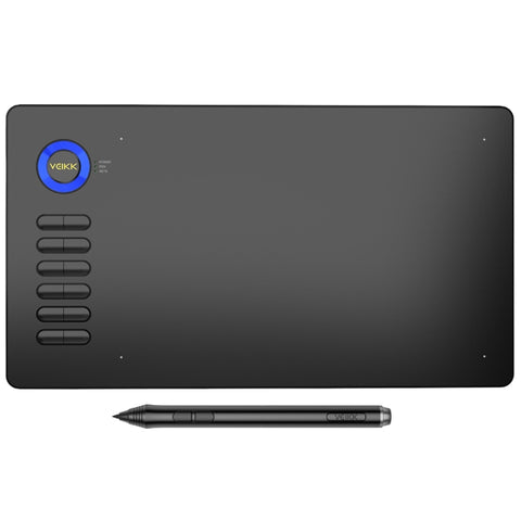 VEIKK A15 10x6 inch 5080 LPI Smart Touch Electronic Graphic Tablet, with Type-C Interface, A15 Beige, A15 Red, A15 Gold, A15 Blue
