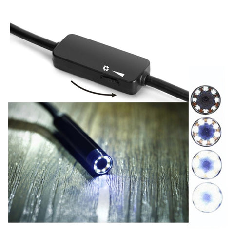 YPC110 8mm 2.0MP HD Camera WiFi Endoscope Snake Tube Inspection Camera with 8 LED, Waterproof IP68, Lens Diameter: 8mm, Length: 2m, Hard Line, 2m Hard Line