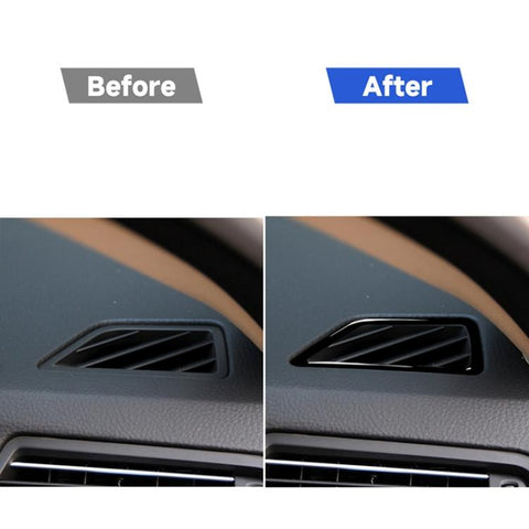 For BMW 5 Series F10 2011-2017 Car Instrument Air Outlet Decorative Sticker,Left Drive, Instrument Outlet, Left Drive