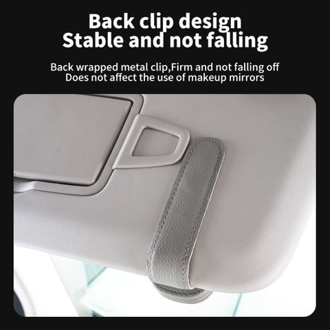 Car Sun Visor Glasses Clip Multi-functional Card Storage Bracket