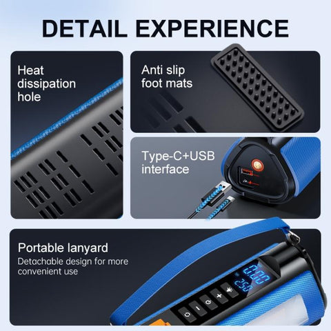 TS03H 8400mAh + EVA Bag Car Emergency Start Power Supply Air Pump Integrated Machine, High Version, High Version