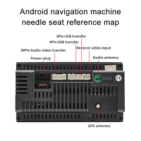 Palminfo Android Navigation 6 Pin Dual USB Connection Wiring Harness, 6 Pin Dual USB