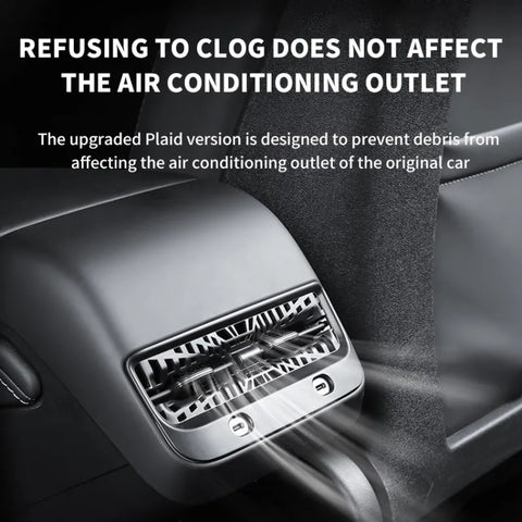 For Tesla Model Y 2021-2023 Car Rear Air Conditioning Outlet Protective Cover, Air Conditioning Outlet Protective Cover