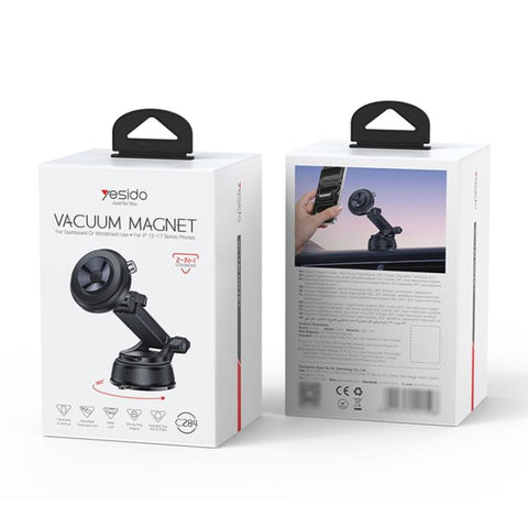 Yesido C284 2 in 1 Magnetic Car Vacuum Suction Cup Phone Holder, C284
