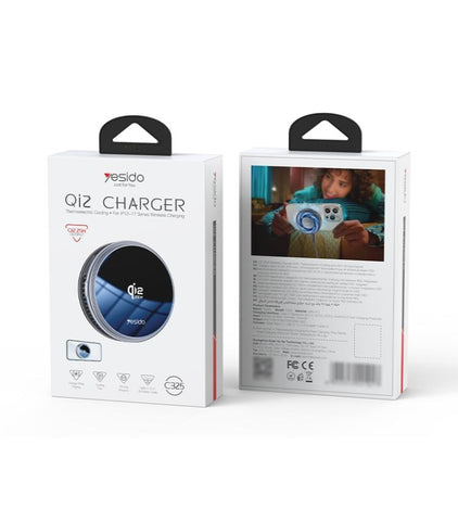 Yesido C326 15W Magnetic Car Wireless Charger Holder