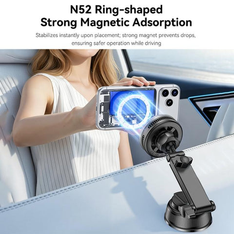 Yesido C326 15W Magnetic Car Wireless Charger Holder