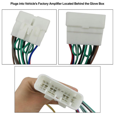 Radio Wiring Harness Stereo Connector with Amplifier Bypass for LEXUS IS300 2001-2005, For LEXUS IS300 2001-2005