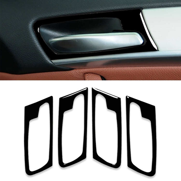 4pcs Set For BMW X5 E70 2008-2014 Car Door Handle Decorative Sticker, Left and Right Drive Universal, Door Handle