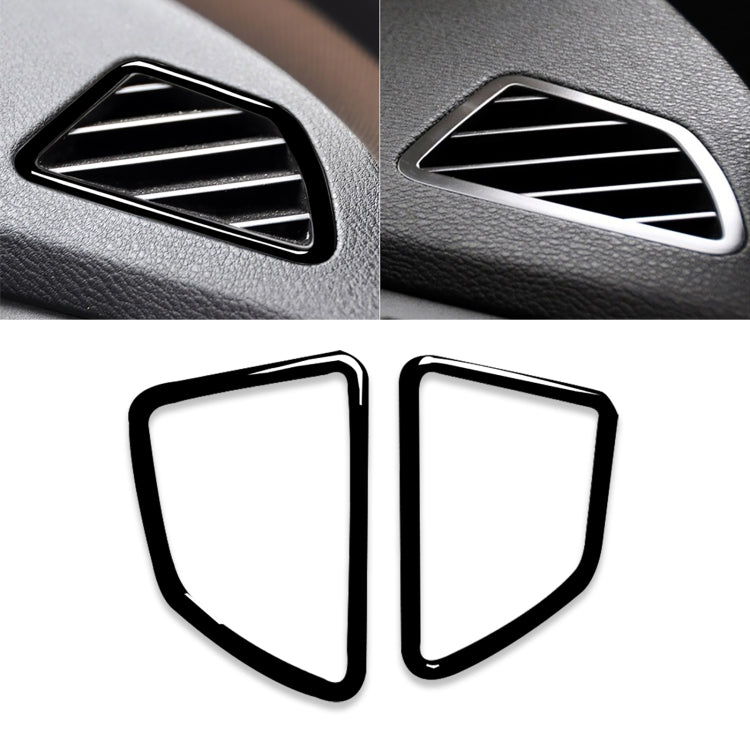 2pcs / Set Car Right Drive Dashboard Air Outlet Frame Decorative Sticker for BMW X5 E70 / X6 E71 2008-2013, Left and Right Drive Universal, Right Drive Dashboard Air Outlet