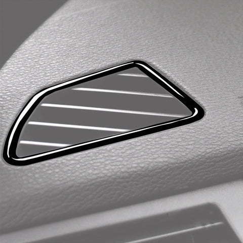 2pcs / Set Car Right Drive Dashboard Air Outlet Frame Decorative Sticker for BMW X5 E70 / X6 E71 2008-2013, Left and Right Drive Universal, Right Drive Dashboard Air Outlet