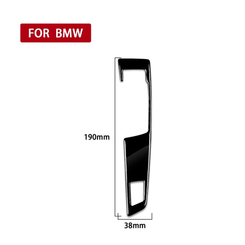 Car Left Drive Gear Panel Single Key Decorative Sticker for BMW Series 5 F10 2011-2017, For Series 5 F10 Single Key, Left Drive