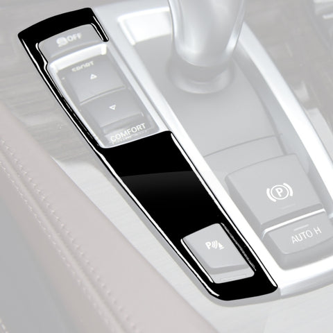 Car Left Drive Gear Panel Single Key Decorative Sticker for BMW Series 5 F10 2011-2017, For Series 5 F10 Single Key, Left Drive