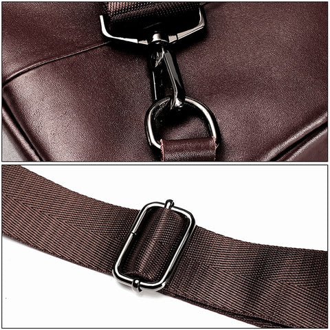 6027 Men Crossbody Bag Casual Multi-function Shoulder Waist Bag