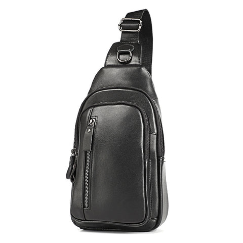 6027 Men Crossbody Bag Casual Multi-function Shoulder Waist Bag