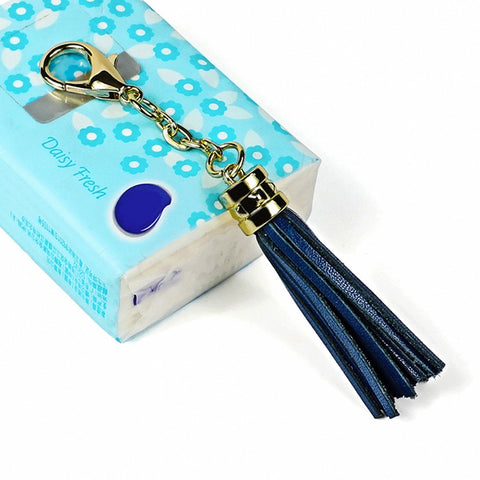 LS01 Tassel Zinc Alloy Keychain Car Hanging Bag Pendant