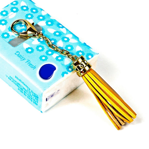 LS01 Tassel Zinc Alloy Keychain Car Hanging Bag Pendant