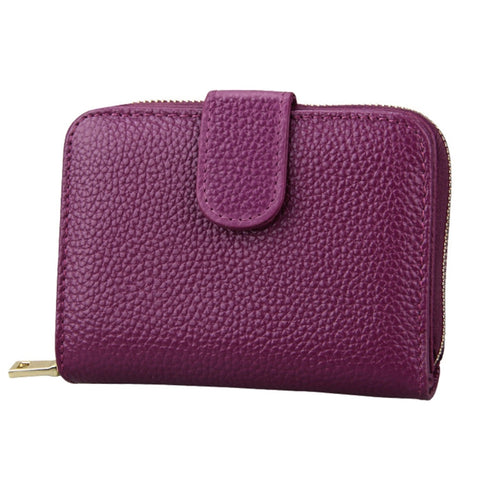 KB132 Female Style Full Grain Cow Leather Multifunctional RFID Wallet/ Card Bag/ Driving License Package