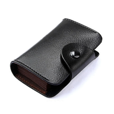 KB39 Simple Fashion Genuine leather Organ Card Bag Candy Color Card Package