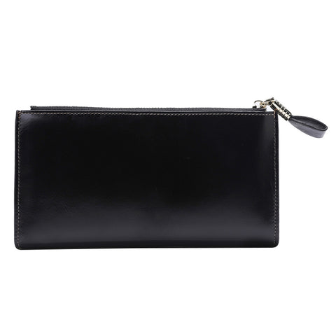 8236 Antimagnetic RFID Multi-function Oil Wax Leather Lady Wallet Large-capacity Purse