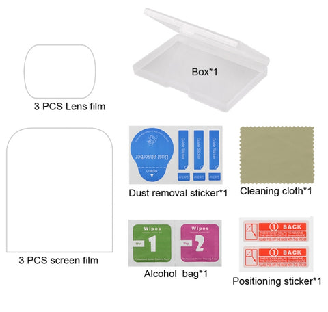6 PCS Lens Protector + Screen Tempered Glass Film for DJI OSMO Pocket Gimbal, 6PCS Lens Protector