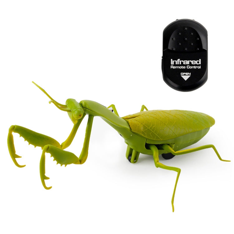 6661 Infrared Sensor Remote Control Simulated Praying Mantis Creative Children Electric Tricky Toy Model, Praying Mantis