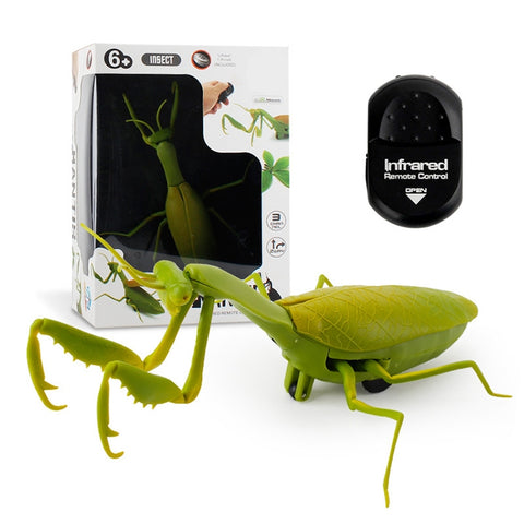 6661 Infrared Sensor Remote Control Simulated Praying Mantis Creative Children Electric Tricky Toy Model, Praying Mantis