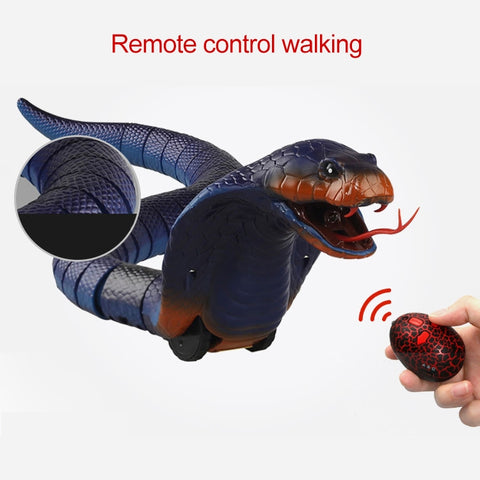 8808B Infrared Sensor Remote Control Simulated Cobra Creative Children Electric Tricky Toy Model, Cobra