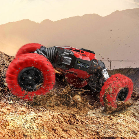 675E 1:16 2.4GHz Double-sided Twisted Off-road Four-wheel Drive Climbing Remote Control Children Toy Car, Size: 33cm