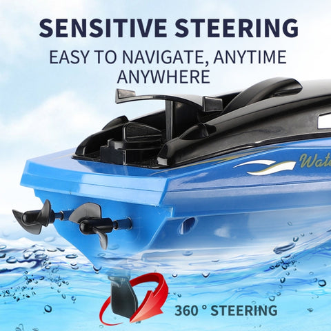 2.4G Children Rc Boat Remote Control Toy, YDJ-B801(Black), YDJ-B801(Blue)