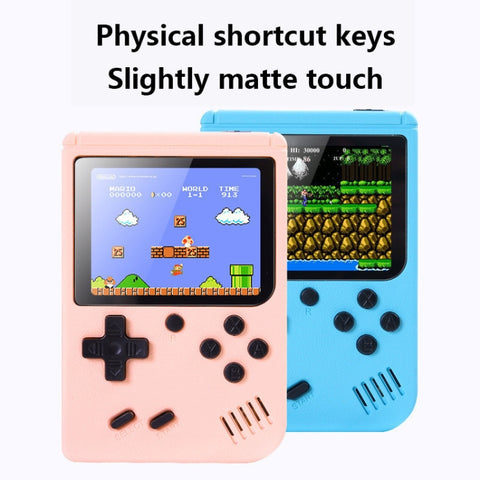 MK500 Macaron Mini Retro Classic Handheld Game Console for Kids Built-in 500 Games, Support AV Output, MK500 / Pink, MK500 / Green, MK500 / Grey, MK500 / Blue, MK500 / Yellow