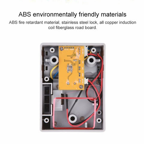 T3 ABS Magnetic Card Induction Lock Invisible Single Open Cabinet Door Lock, Single, Single Open Cabinet Door