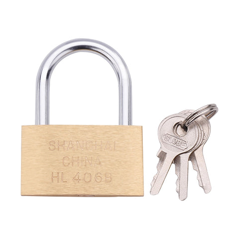 Copper Padlock Small Lock, Style: Short Lock Beam, 60mm Not Open, Short, 60mm Not Open