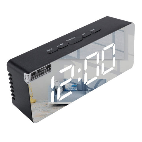 TS-S69-R Multifunctional LED Alarm Clock Battery / Plug-in Charging Dual-purpose Make-up Mirror Clock, TS-S69-G, TS-S69-HW