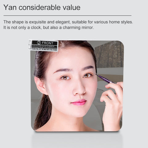 TS-S69-R Multifunctional LED Alarm Clock Battery / Plug-in Charging Dual-purpose Make-up Mirror Clock, TS-S69-G, TS-S69-HW
