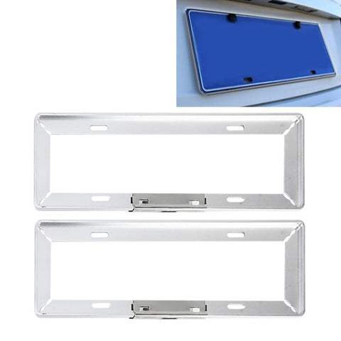 2 PCS Simple and Beautiful Car License Plate Frame Holder Universal License Plate Holder Car Accessories, License Plate Frame Holder