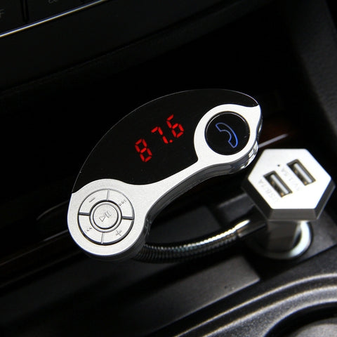GT86 Dual USB Charger Car Bluetooth FM Transmitter Kit, Support LCD Display / TF Card Music Play / Hands-free, GT86 (Silver), GT86 (Black), GT86 (Gold)