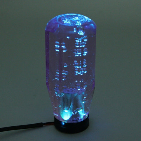 Crystal Car Breathing Racing Dash LED Magic Lamp Gear Head Shift Knob with Base, Size: 10.0 * 4.5 * 3.2 cm(Red and Blue), Size: 10.0 * 4.5 * 3.2 cm(Purple), Size: 10.0 * 4.5 * 3.2 cm(Red), Size: 10.0 * 4.5 * 3.2 cm(Transparent)