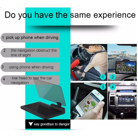 For iPhone, Galaxy, Huawei, Xiaomi, Lenovo, Sony, LG, HTC and Other Smartphones, GPS HUD Head Up Display