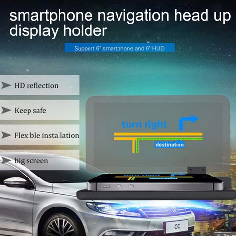 For iPhone, Galaxy, Huawei, Xiaomi, Lenovo, Sony, LG, HTC and Other Smartphones, GPS HUD Head Up Display