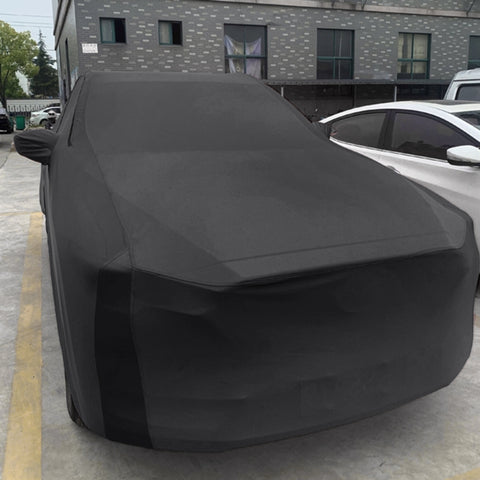 Anti-Dust Anti-UV Heat-insulating Elastic Force Cotton Car Cover for Business Car, Size: 4.8m~5.15m, Size: 4.8m~5.15m