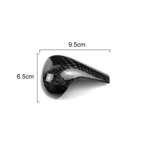 For Left Driving Universal Carbon Fiber Car Gear Shift Knob Modified Shifter Lever Knob for AUDI A4 / A5 / A6 / A7 / Q5 Q7, A7 / Q5 Q7
