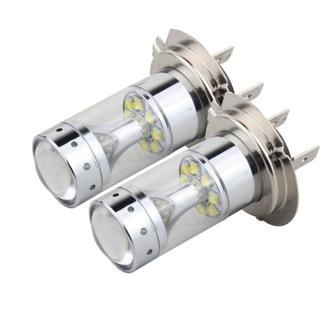 2 PCS H7 60W 1200 LM 6000K Car Fog Lights with 12 CREE XB-D LED Lamps, DC 12V, H7