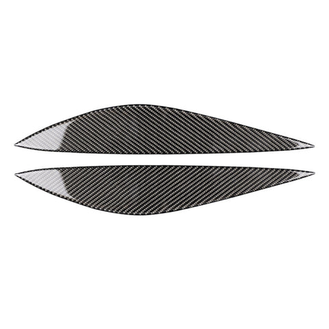 Car Carbon Fiber Light Eyebrow for Mercedes-Benz W204 Pre-Facelift 2008-2011, For Mercedes-Benz W204