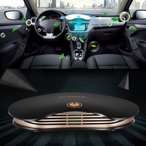 BL-001 Car / Household Smart Touch Control Air Purifier Negative Ions Air Cleaner, BL-001(Black), BL-001(White)