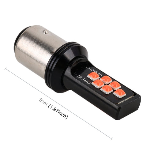 2 PCS 1157 DC9-16V / 3.5W Car Auto Brake Lights 12LEDs SMD-ZH3030 Lamps, with Constant Current, 1157, 1157 (White Light)