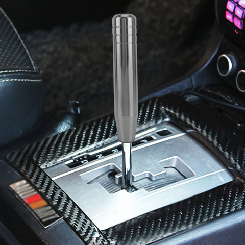 Universal Long Strip Shape Car Gear Shift Knob Modified Shifter Lever Knob, Length: 18cm, Length: 18cm (Gold), Length: 18cm (Blue), Length: 18cm (Purple), Length: 18cmm (Silver Grey), Length: 18cm (Silver), Length: 18cm (Gradient Blue), Length: 18cm (R...
