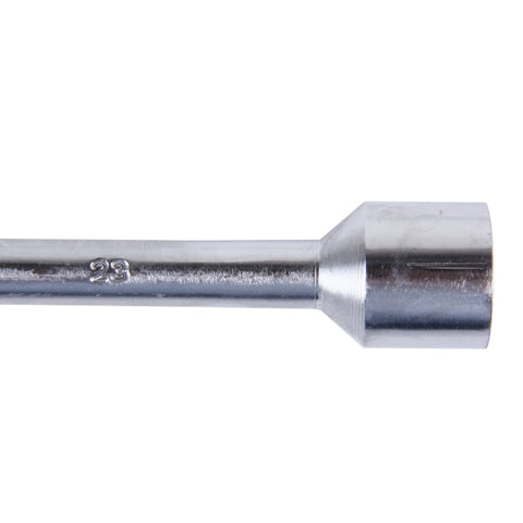 Compact Universal Tire Iron Lug Wrench with 17mm 19mm 21mm 23mm Socket Adapters, Universal 17mm 19mm 21mm 23mm
