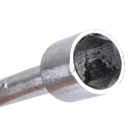 Compact Universal Tire Iron Lug Wrench with 17mm 19mm 21mm 23mm Socket Adapters, Universal 17mm 19mm 21mm 23mm