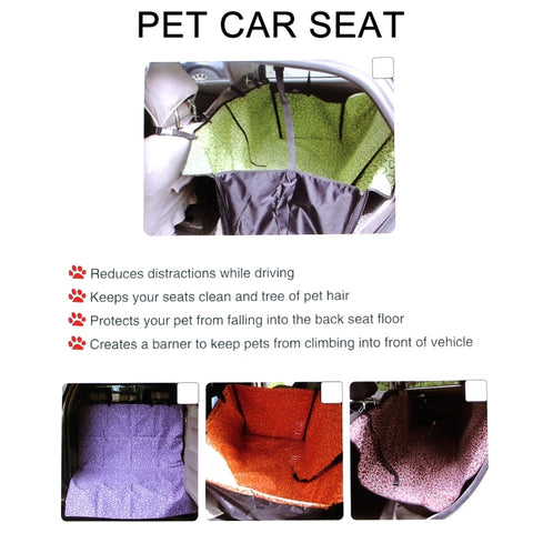 Nonslip Folding Car Front Seat Pattern Cover Pet Cat Dog Cushion Mat, Size: 100 x 50 x 0.1 cm, 100x50x0.1cm